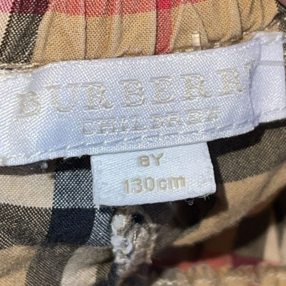 BURBERRY Kids Classic Plaid Shorts size 8Y fits Medium / Large - Picture 6 of 8